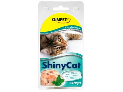 11028 gimpet shinycat konzerva kure krevety 2x70g