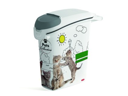 98761 curver kontejner na krmivo vzor kocky 23l 10kg