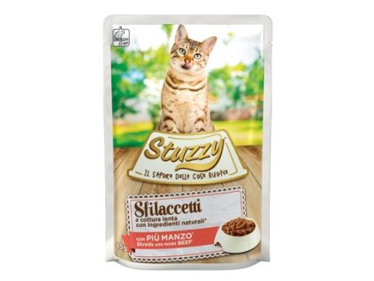 108721 stuzzy cat kapsa adult hovezi 85g