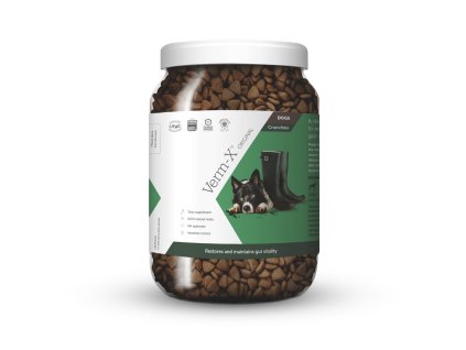 99214 verm x prirodni granule proti strevnim parazitum pro psy 650g