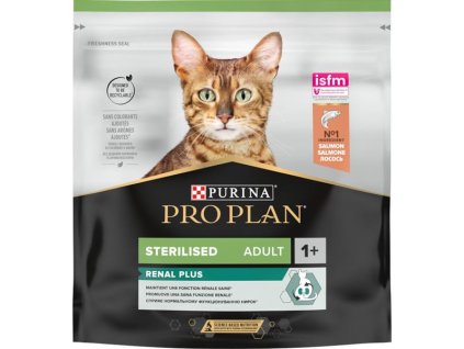 102562 pro plan cat adult sterilised renal plus losos 400 g