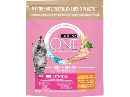 112898 1 purina one bifensis junior s kur eci m a celozrnny mi obilovinami 800 g 1