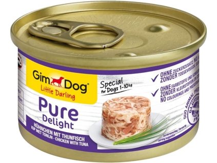 35772 1 gimdog pure delight konzerva kure s tunakem 85g