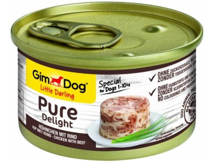 35658 1 gimdog pure delight konzerva kure s hovezim 85g