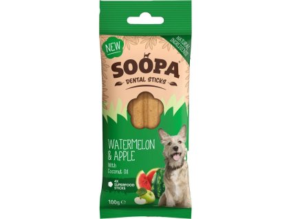 95086 dentalni tycinky soopa s melounem a jablkem 100 g