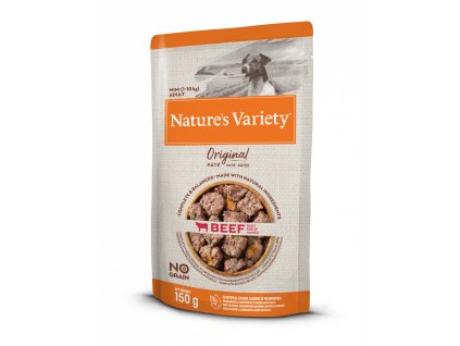 97672 kapsicka nature s variety original pro male psy s hovezim 150g