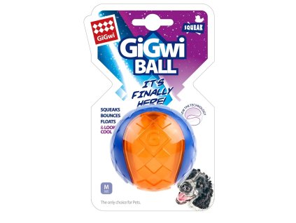 103207 gigwi ball micek m transparentni modro oranzovy