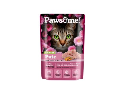 92059 pawsome adult kapsicka s krutim masem 85g