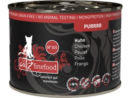 87945 catz finefood konzerva purr no 103 s kurecim masem 200g