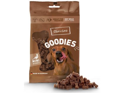 86574 chewies goodies pamlsky se zverinou 125g