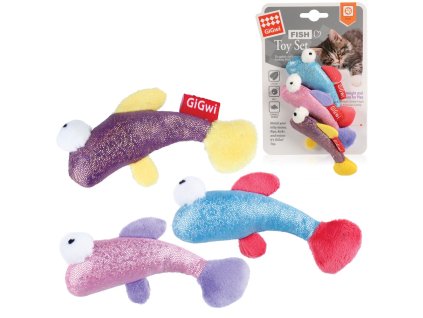 103282 gigwi fish toy set 3 ruzne druhy 3ks karta