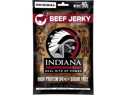 99010 indiana jerky hovezi original 90g