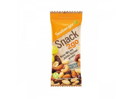 99175 seeberger mix orechu a rozinek snack2go 50g