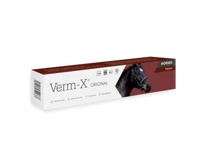 98140 verm x prirodni pelety proti strevnim parazitum pro kone 250g