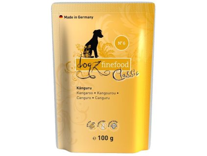 86334 kapsicka dogz finefood no 6 s klokanim masem 100 g