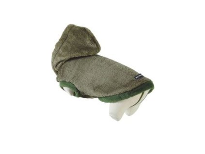 117178 oblecek s kapuci pro psy brooklyn khaki 30cm zolux