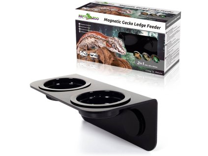 105370 reptizoo terarijni magneticke krmitko cerne 15x8x6 2cm