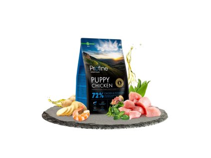 100213 profine dog dry puppy chicken 3kg
