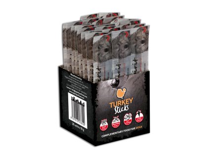 99892 alpha spirit dog turkey sticks 30 ks
