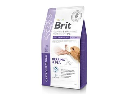116356 brit vd dog gf gastrointestinal small breeds 2kg