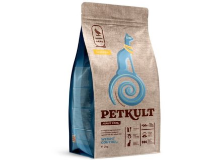 115108 petkult cat weight control chicken 2kg
