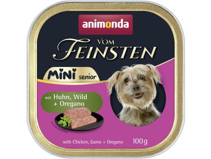 114760 animonda pastika vom feinsten mini senior kure zverina oregano pro psy 100 g