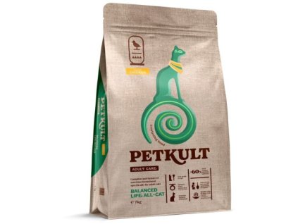 115084 petkult cat balanced life chicken 7kg