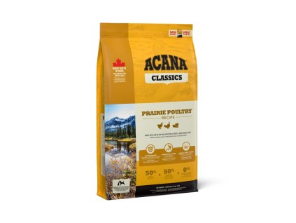 27360 acana dog classics prairie poultry 9 7 kg z kategorie chovatelske potreby a krmiva pro psy krmiva pro psy granule pro psy
