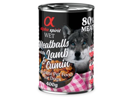 100162 alpha spirit konzerva lamb with cumin 400g