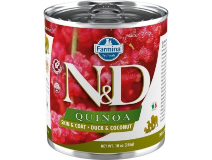 11241 1 n d dog quinoa duck coconut 285g