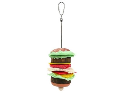 89544 hracka hlod prirodni barevna krmitko burgr rosewood 25x8cm