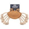 112073 wooffee kozena hracka krab s provazy