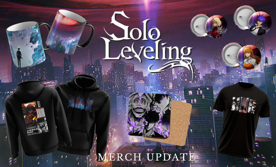 Refresh solo Leveling merche na animerch.cz