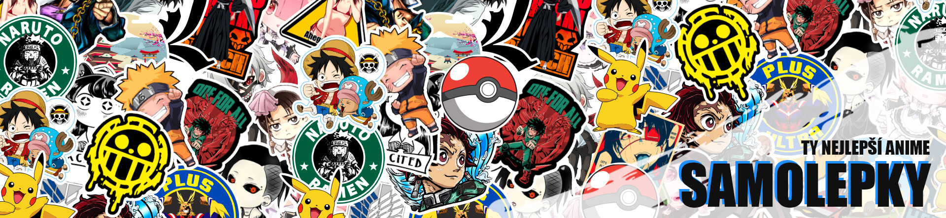 Ty nejlepší samolepky s anime tématikou