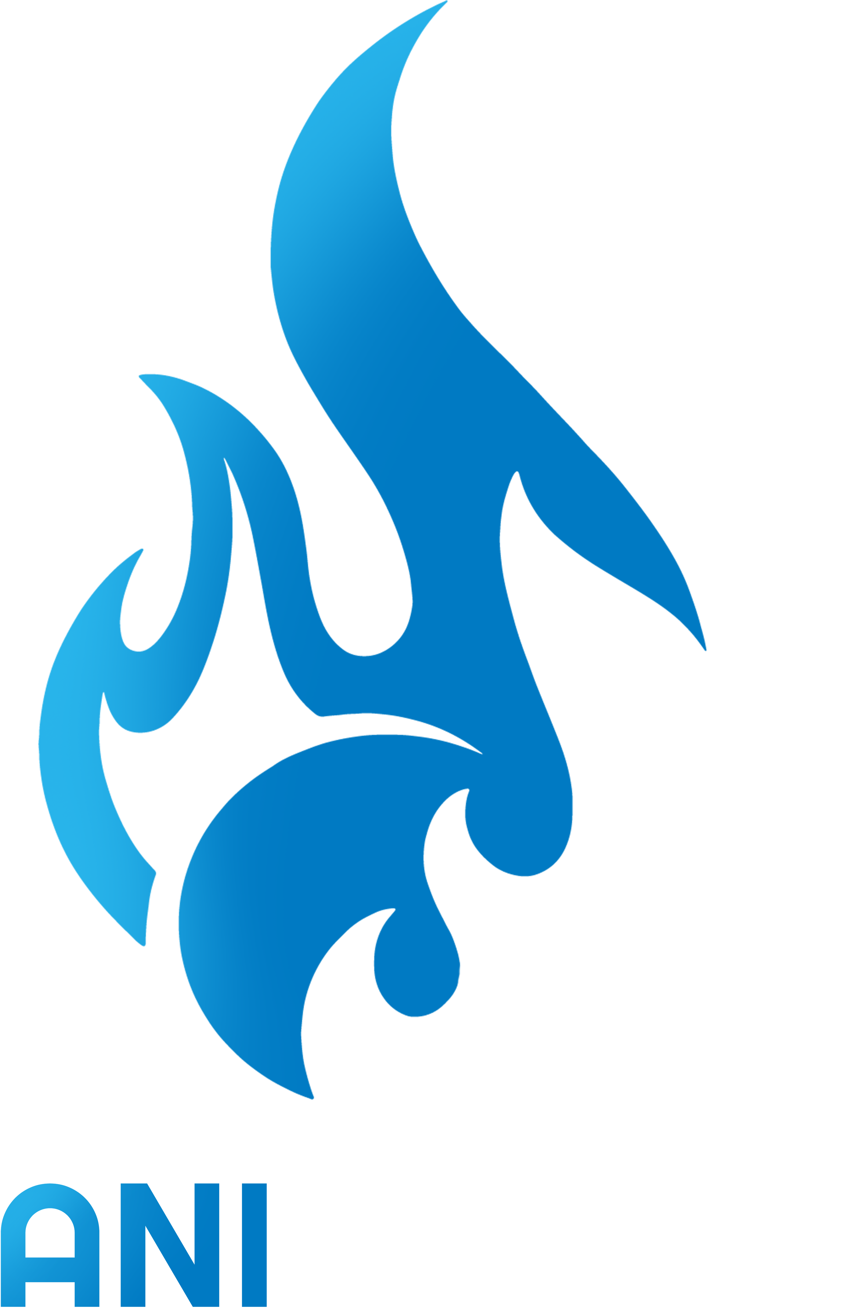 Čtvercové modro–bílé logo