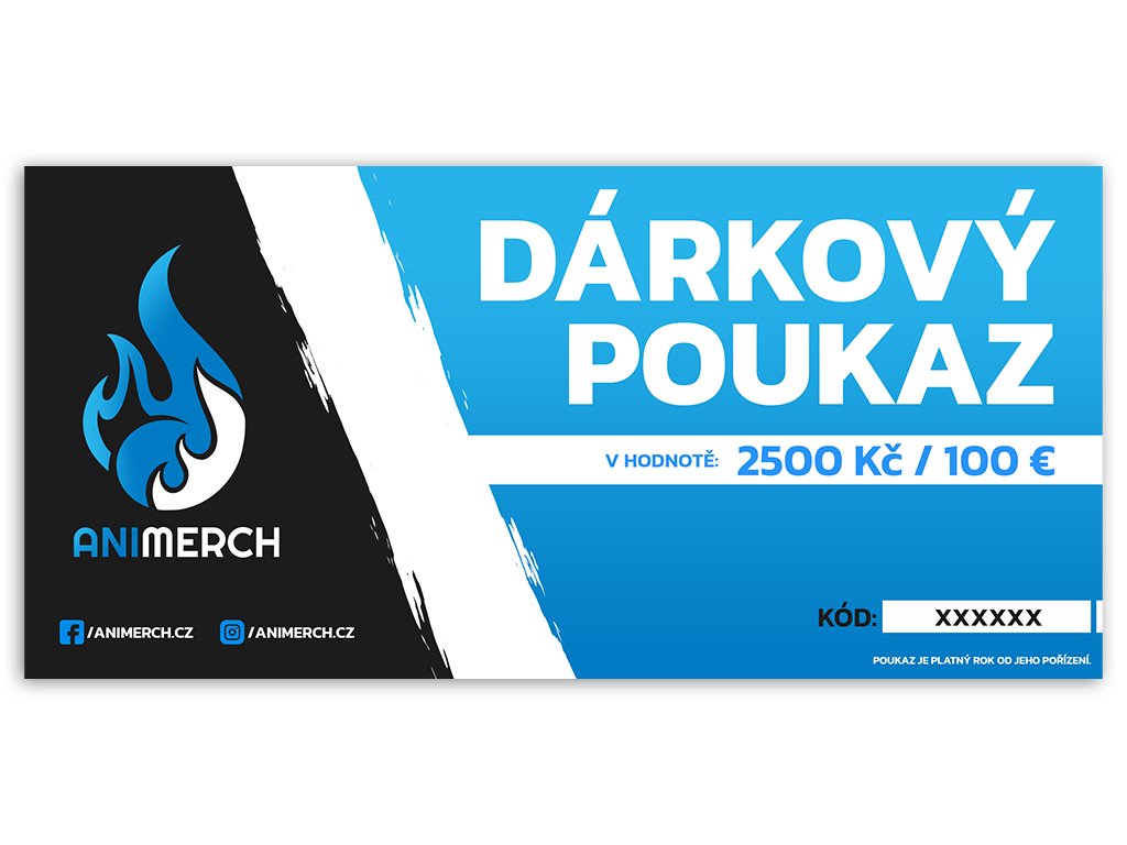 Poukaz animerch 2500 produkt