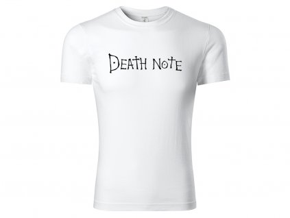 Tričko logo Death Note bílé