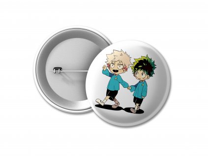 BUTTON Bakugo a Deku PHOTO MOCK UP