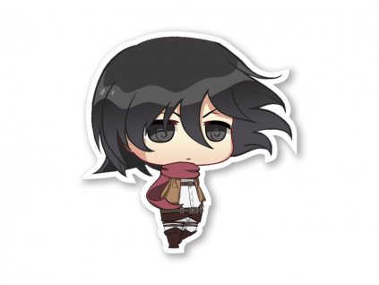 Samolepka Mikasa Ackerman