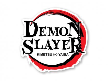 17116 samolepka logo demon slayer