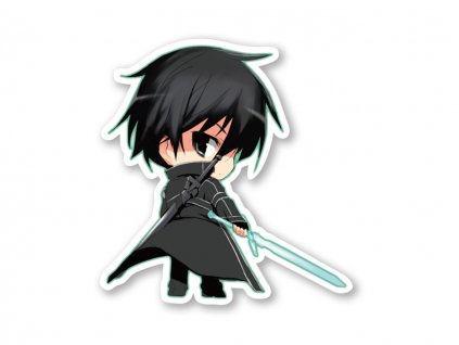 18648 samolepka chibi kirito