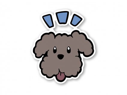 19203 samolepka makkachin