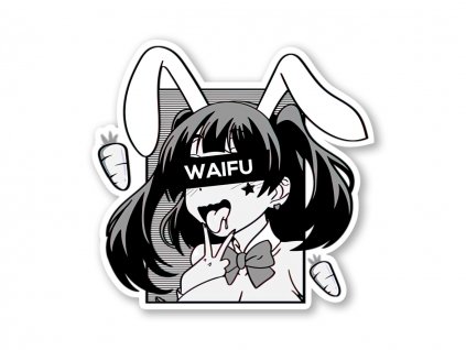 Samolepka Waifu Bunny