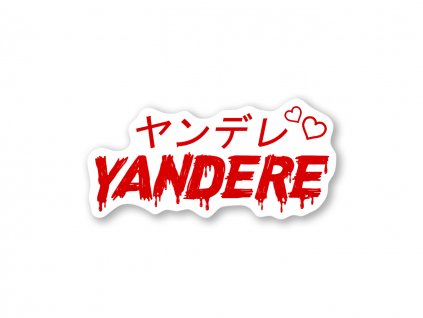 19338 samolepka yandere logo
