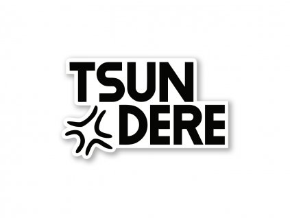 19362 samolepka tsun dere