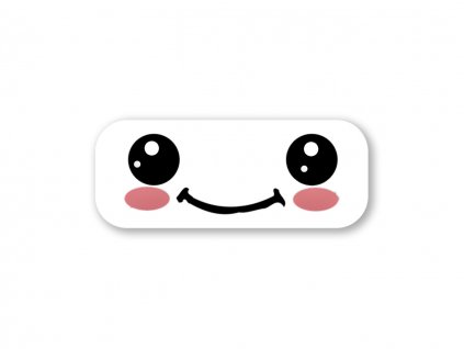 19386 samolepka uwu smile