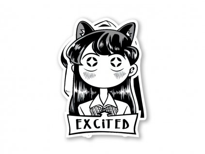 Samolepka Excited Komi