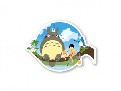 20190 samolepka totoro drawing