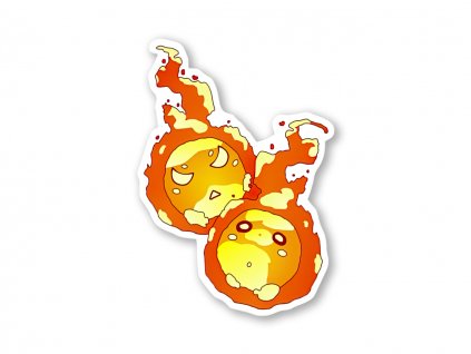 20586 samolepka fire balls