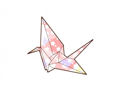 Samolepka Origami